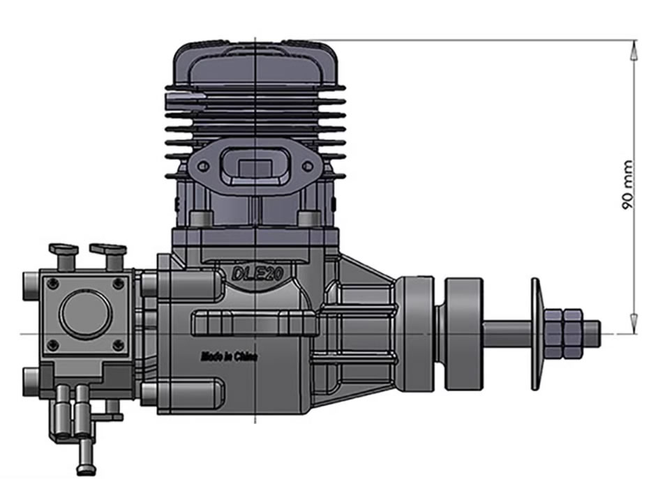 DLE-20 20cc Gas Airplane Engine